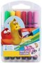 Larva Felt Pen 12 Colors Washable Fiber bullet tip, 4mm Triangular Barrel Assorted Color - 2