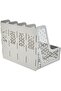 Magazine Container, Gray - 4