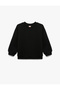 Long Sleeve Crew Neck Basic Sweatshirt