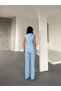 Women's Gold Button Detailed Blazer Vest and Trousers Set – New Season123 - 4