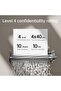 ET024 8-Sheets Paper Shredder, 15 Liter Capacity, Black - 7