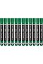 Think 1.5-5 mm Chisel Tip Permanent Marker, Green - 7