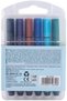 Larva Felt Pen 12 Colors Washable Fiber bullet tip, 4mm Triangular Barrel Assorted Color - 4