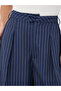 Striped Tailored Wide Leg Pants - 3
