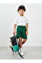 Solid Shorts with Drawstring