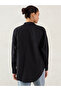 Black Pocket Detail Buttoned Shirt - 2
