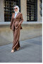 Women's Double Breasted Collar Suit Brown - 2