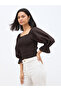 Balloon Sleeve Smocked Detail Top - 3