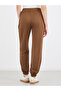 Solid Elastic Waist Cuffed Joggers - 4