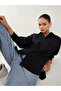 Black Pocket Detail Buttoned Shirt - 6