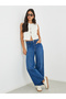 High Rise Kick Flare Jeans with Raw-Edge Hem