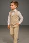 Boy's Planet Jacketed Tuxedo Suit / Jacket, Pants, Vest, Shirt and Bow Tie Is Slim Fit - 4