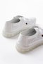 S-365 White Patterned Genuine Leather Transparent Sole Women's Sports Shoes - 5