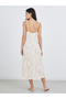 Cotton Gauze Ditsy Floral Print Slip Dress - 4
