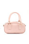 Candy Pink Shk207 Faux Leather Charm Detailed Zippered Adjustable Strap Hand, Arm and Shoulder Bag - 3