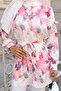 Patterned Hijab Shirt Dusty Rose 702 - 2