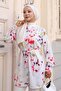 Patterned Hijab Shirt Green 701 - 4