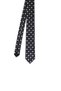 Black Patterned Classic Micro Tie - 3