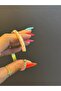 Steel Mineli Patterned Women's Handcuff Bracelet - 5