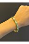 Steel Mineli Patterned Women's Handcuff Bracelet - 5