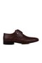 Brown Genuine Leather Special Production Braided Classic Shoes