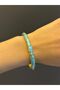 Steel Mineli Patterned Women's Handcuff Bracelet - 5
