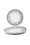 Callista Purple 8.2 inch Ceramic Salad Plate (Set Of 4)