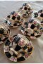 Pervi̇z Porcelain Hand Painted Coffee Cup Set - 4