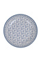 Plethora 9 inch Ceramic Soup Plate (Grey & White, Set Of 1)