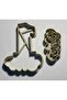 Set of 2 Dough Sculpting / Cookie Molds with 1 Number and One Written 10.5 cm - 2