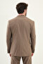 Striped Slim Fit Wide Collar Double Breasted Men's Suit Mink - 45403.25Y - 5