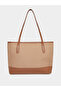 Belted Detail Tote Bag with Zip Closure - 2