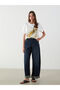 Crew Neck Printed Women's T-Shirt - 2