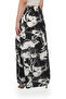 High Waist Slit Patterned Skirt for Women - 4