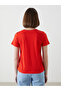 Crew Neck Printed Combed Women's T-Shirt - 5