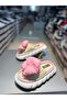 Colorful Women's Puff Slippers with Bow