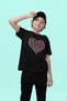 Blackpink Heart Printed Unisex Music Band Children's T-Shirt (1-12 Years) - 2