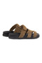Women's Strappy Suede Slippers 215516 - 6