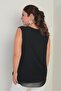Women's Chiffon Sleeveless Plus Size Blouse - 4