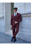 Men's Slim Fit Italian Style Suit Jacket Vest Pants with Vest -Lntcom2348 - 7