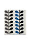Olive Bloom 2-Piece Hand Face Towel Guest Towel 100% Cotton Light and Soft 50X80 Black Navy Blue - 4