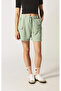 Icons Plush Wash Cargo Short Green Women's Shorts-118024-Gs129 - 2