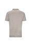 Beige Regular Fit 100% Cotton Polo Neck Mercerized T-Shirt - 2