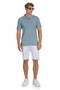Blue Regular Fit 100% Cotton Polo Neck T-Shirt - 2