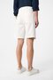 Ecru High Waist Pleated Men's Shorts - 4