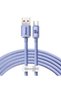 Cablu de date, Baseus, USB/USB-C, 100W, 2m, Violet - 2