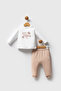 Licensed Baby Girl Top and Bottom 3 Piece Set - 3