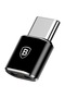 MicroUSB to USB Type-C Conversion Adapter, CAMOTG-01, Black