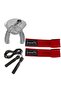 3.5 Meters Red Elastic Boxing Bandage Professional Transparent Mouthguard and Jump Rope Set