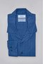 Navy Blue Regular Fit Cotton Apaj Collar Basic Sports Shirt - 3